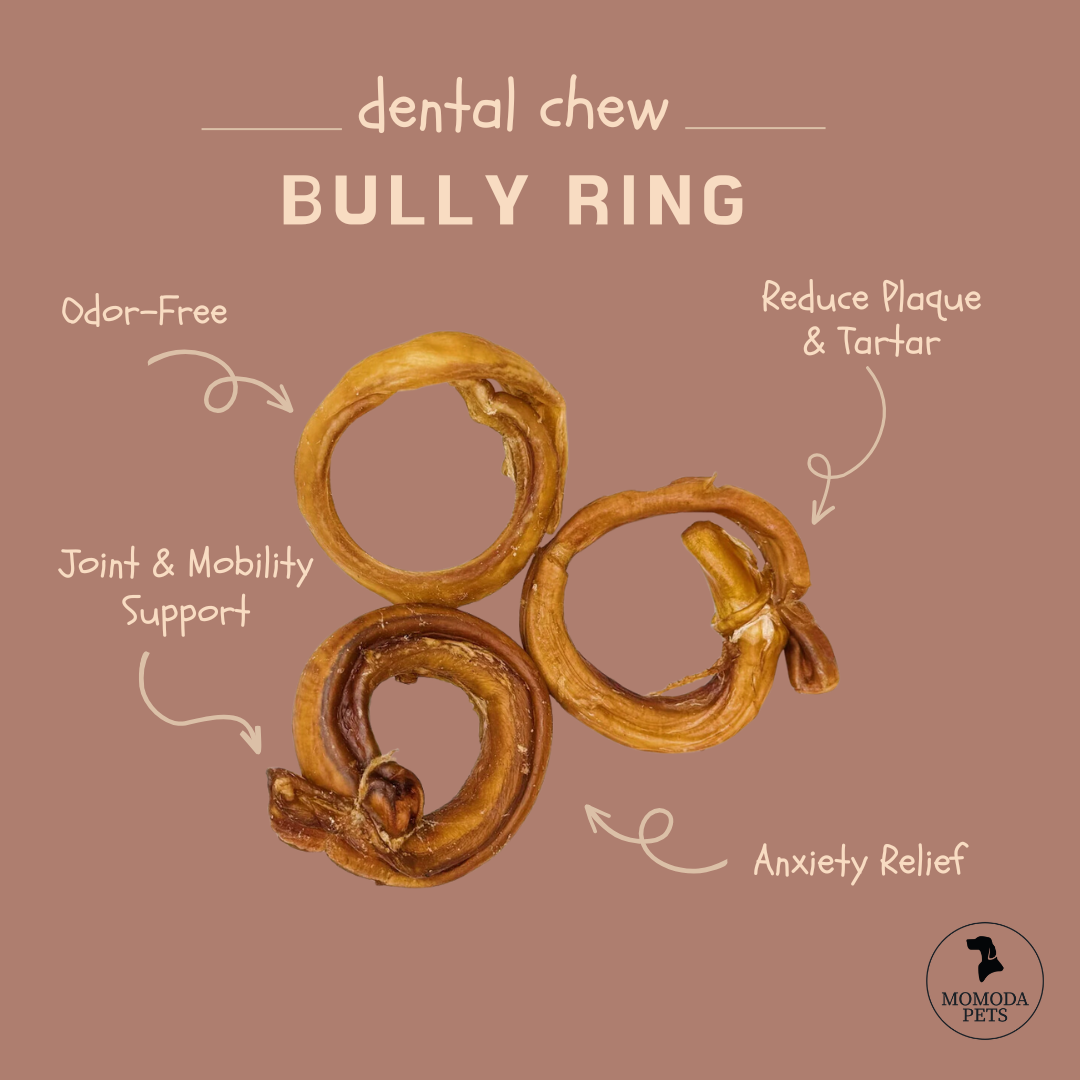 Bully Stick Rings (Odor Free)